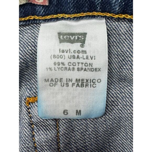 Levi's 525 Women's Nouveau Low Bootcut Blue Denim Jeans - Size 6M (29x31) - Picture 7 of 7